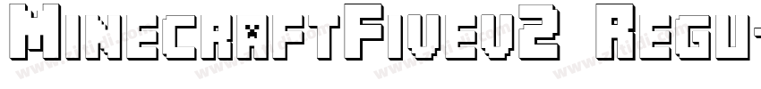 MinecraftFivev2 Regu字体转换